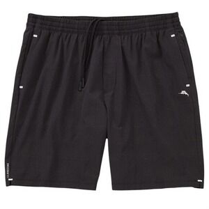 Tommy Bahama Mens Size XL Monterey Coast Black Lined Shorts IslandZone‎ NWT